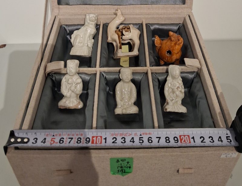 唐-宋 動物及人物瓷塑小擺件一組 - 图6