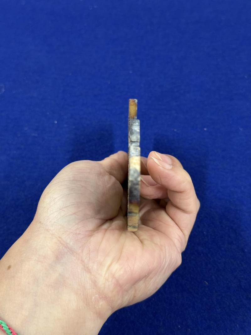 黃玉受沁出脊璜一對 - 图25