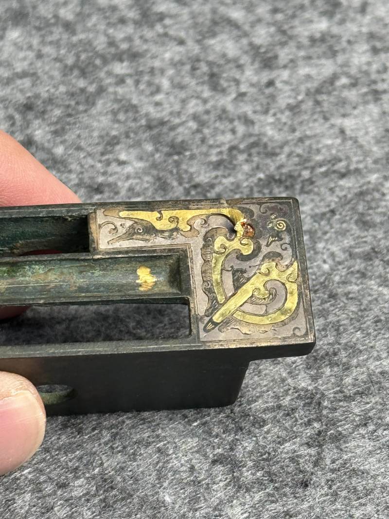 銅錯金銀弩机 - 图8