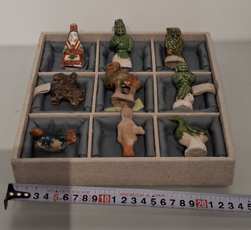 唐-宋 動物及人物瓷塑小擺件一組 - 图7