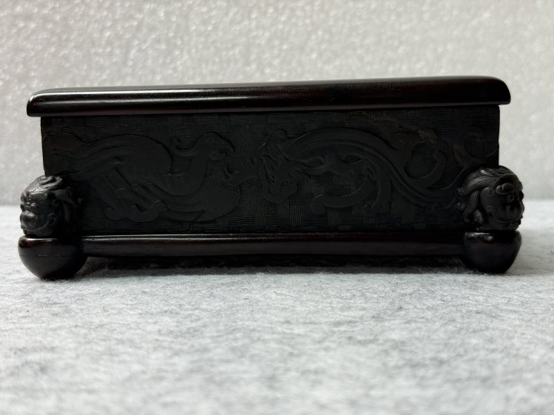 清 黃慎 金農款 石渠硯 - 图6