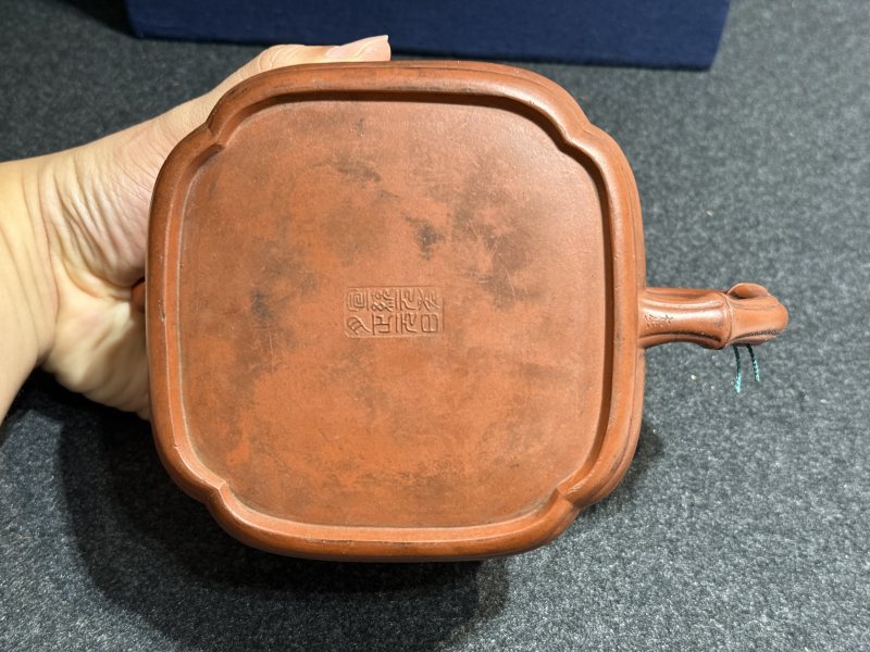 清宣統端方定製 範大生製“竹鼓”紫砂壺 - 图6