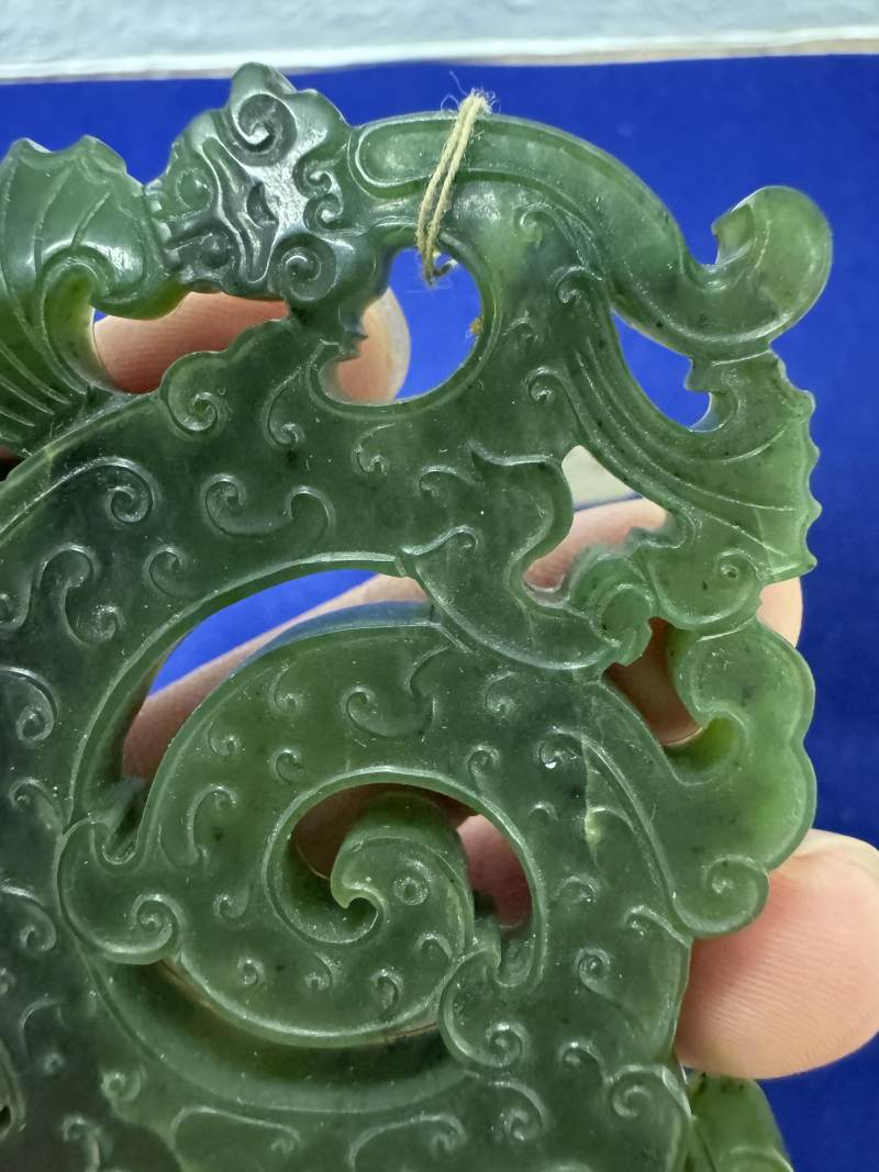 十八世紀 碧玉螭龍佩 - 图6