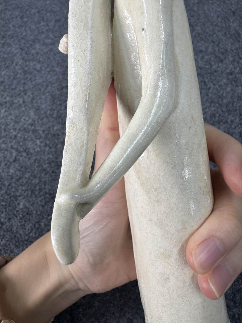 白釉琵琶仕女 - 图6