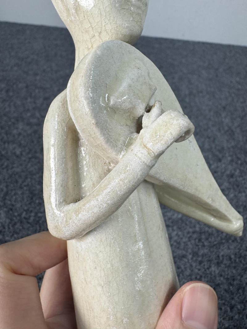 白釉琵琶仕女 - 图9