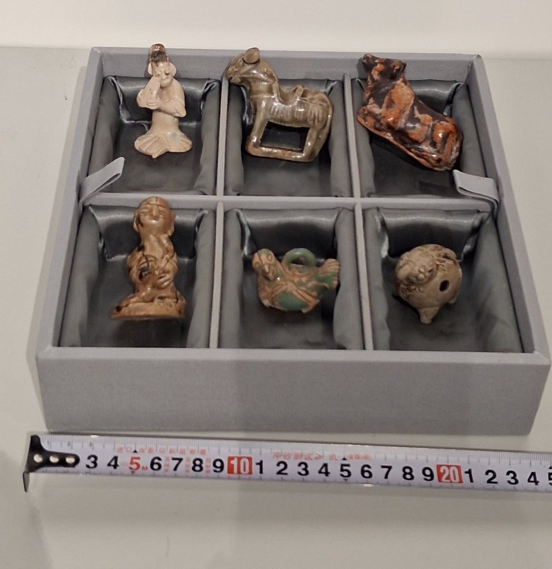 唐-宋 動物及人物瓷塑小擺件一組 - 图9