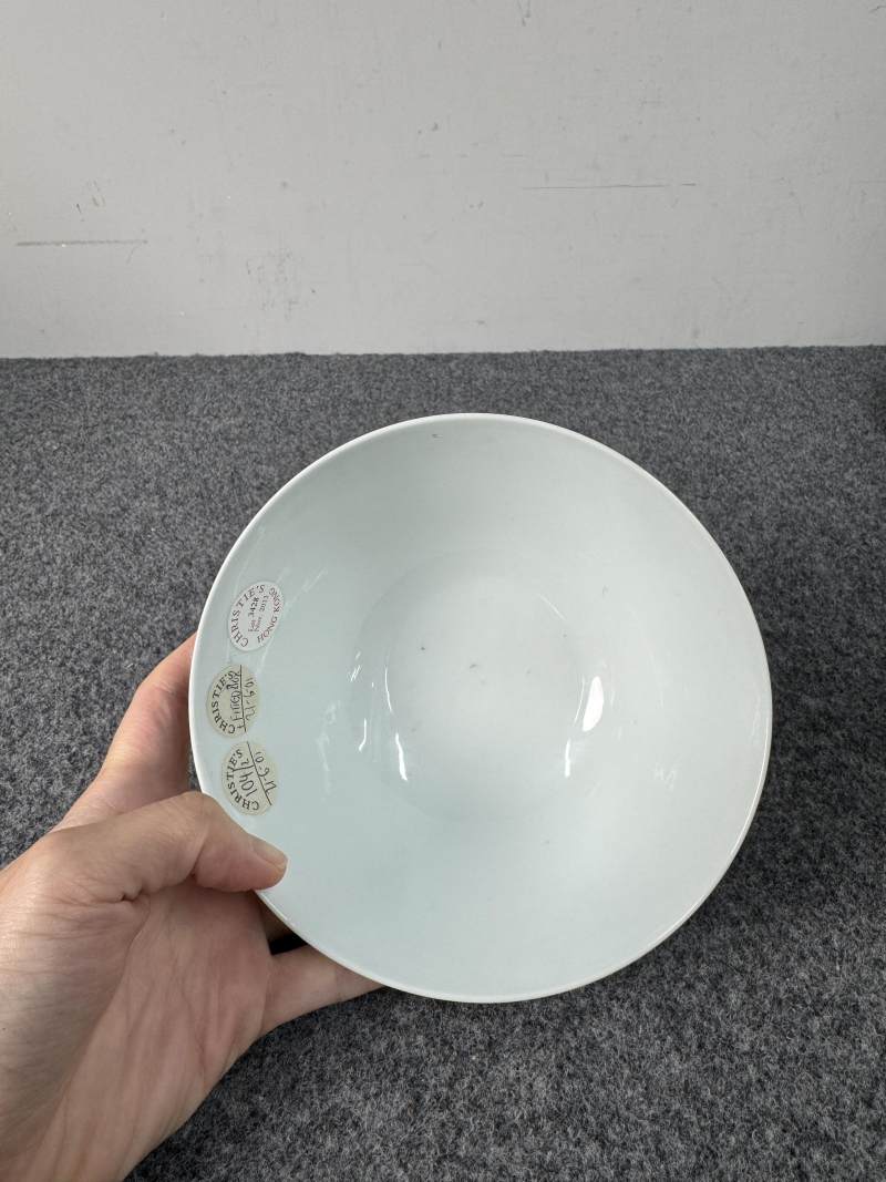 清雍正 鬥彩團菊紋碗 - 图21