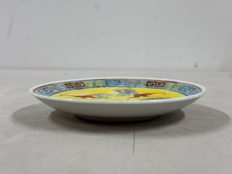 民國 黃地粉彩「萬壽無疆」餐具一套 - 图46