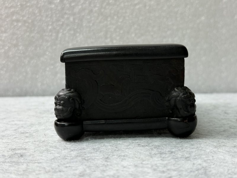 清 黃慎 金農款 石渠硯 - 图9