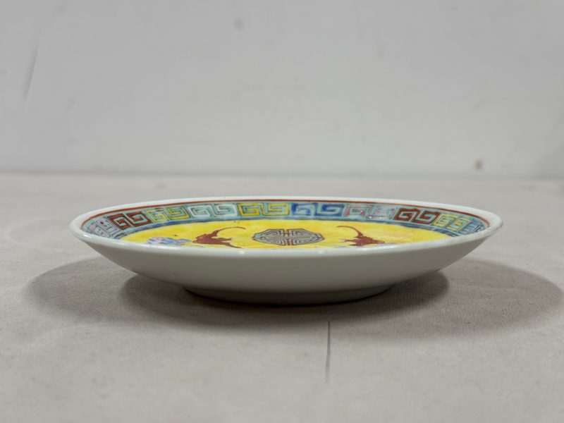 民國 黃地粉彩「萬壽無疆」餐具一套 - 图47