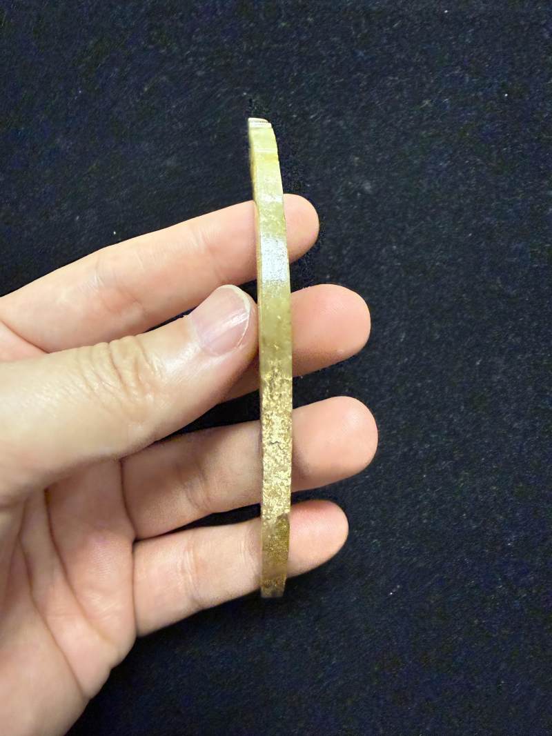 青玉龍首珩和白玉龍首觽各一件 - 图13
