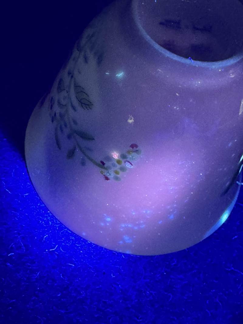 清雍正 粉彩沒骨荷花杯一對 - 图13