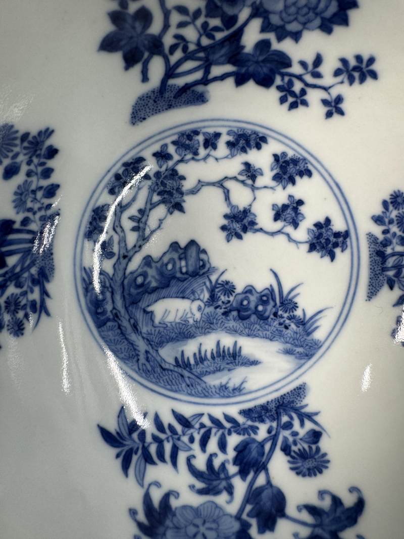 清道光 粉彩花卉紋碗 - 图12