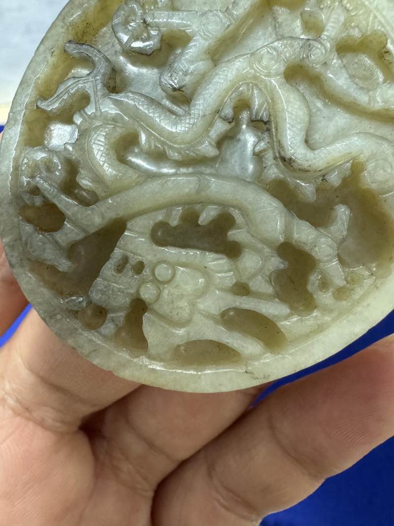 明 玉龍紋帶板 - 图5