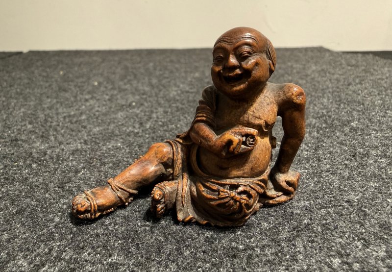 18世紀竹根雕劉海像 - 图2
