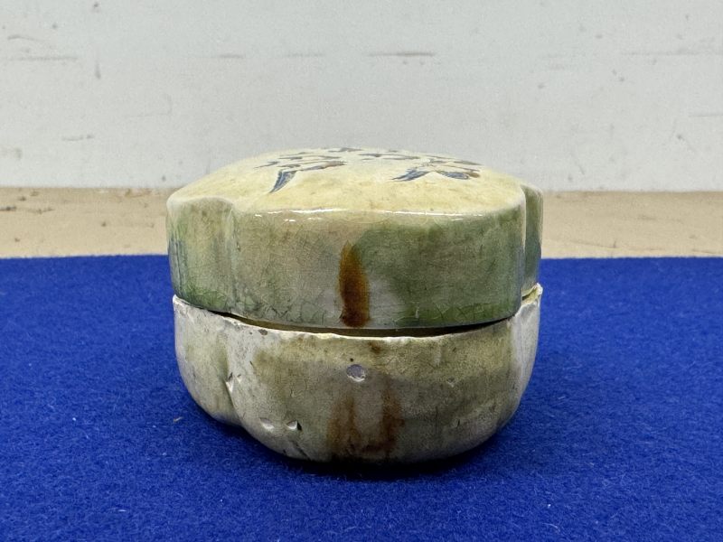 三彩雲氣紋蓋盒 - 图4