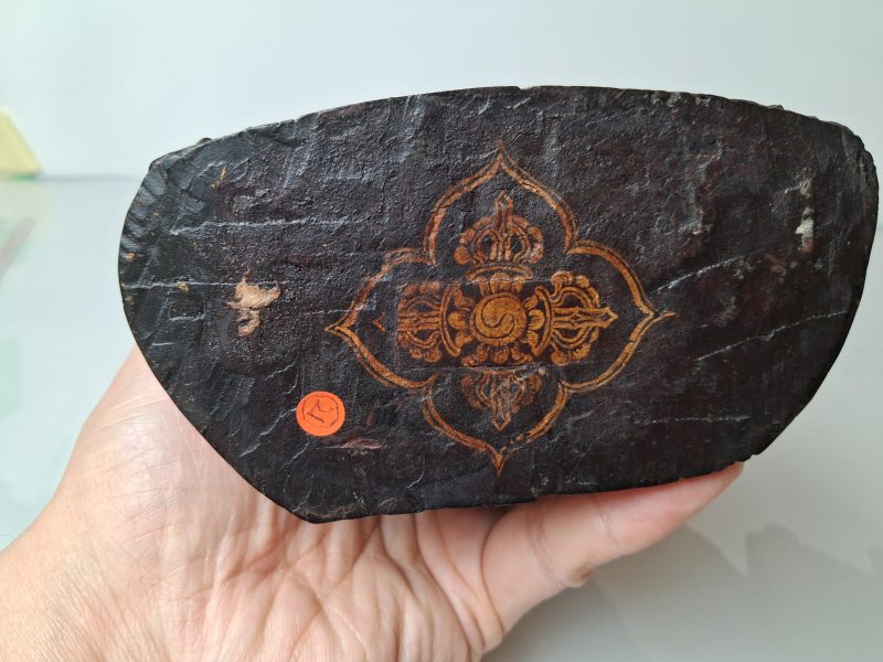 17世紀紫檀漆金金剛薩埵像 - 图8