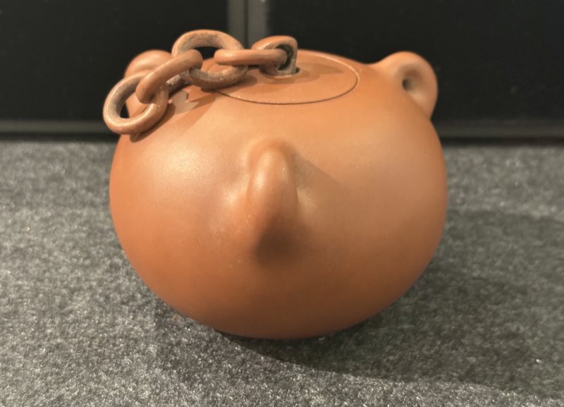 清晚期東石款博浪槌紫砂壺 - 图7
