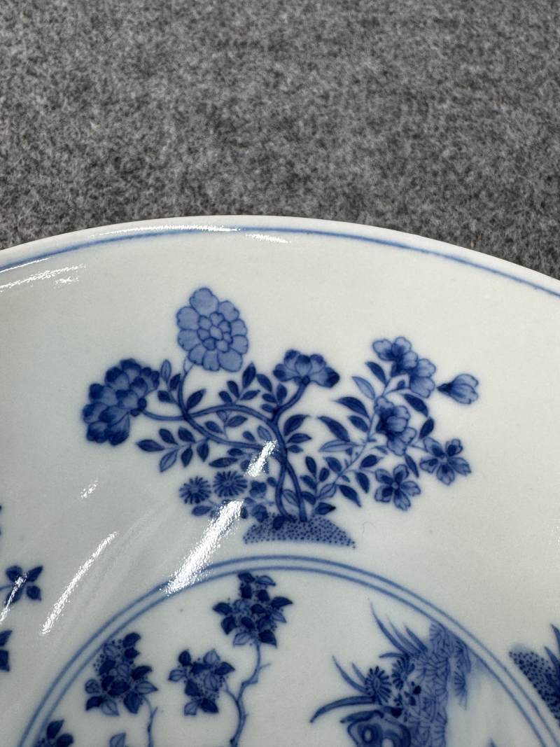 清道光 粉彩花卉紋碗 - 图14