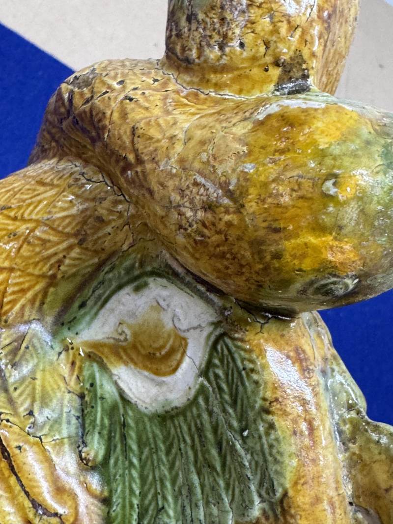 三彩鴛鴦形水注 - 图9