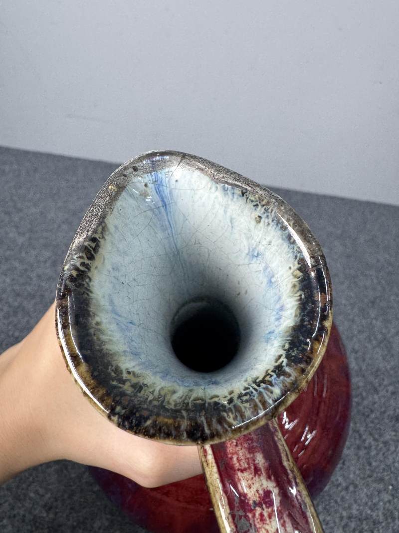 清雍正 窯變釉花澆 - 图21