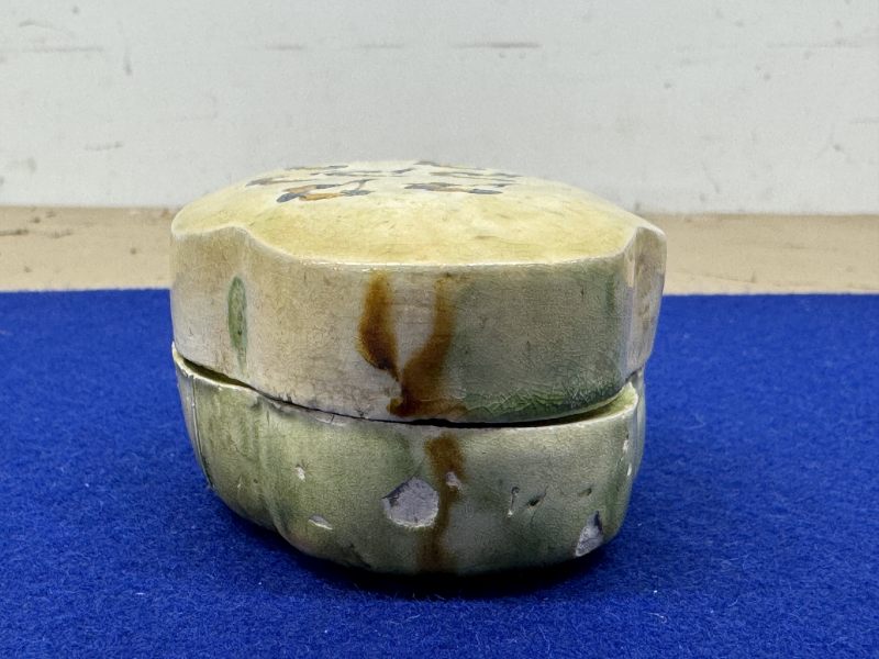 三彩雲氣紋蓋盒 - 图6