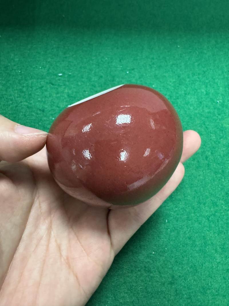 清乾隆 霽紅釉水丞 - 图6