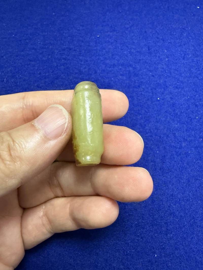 黃玉神人面紋勒 - 图4