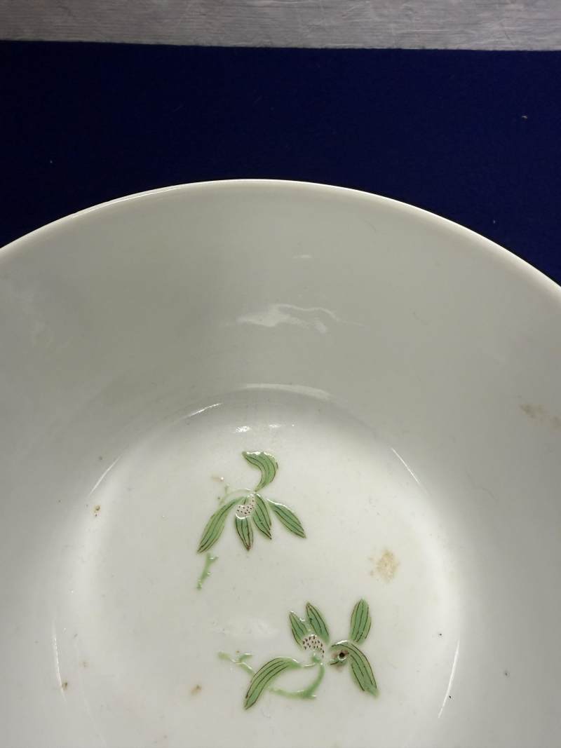 清光緒 粉彩花卉紋碗一對 - 图12