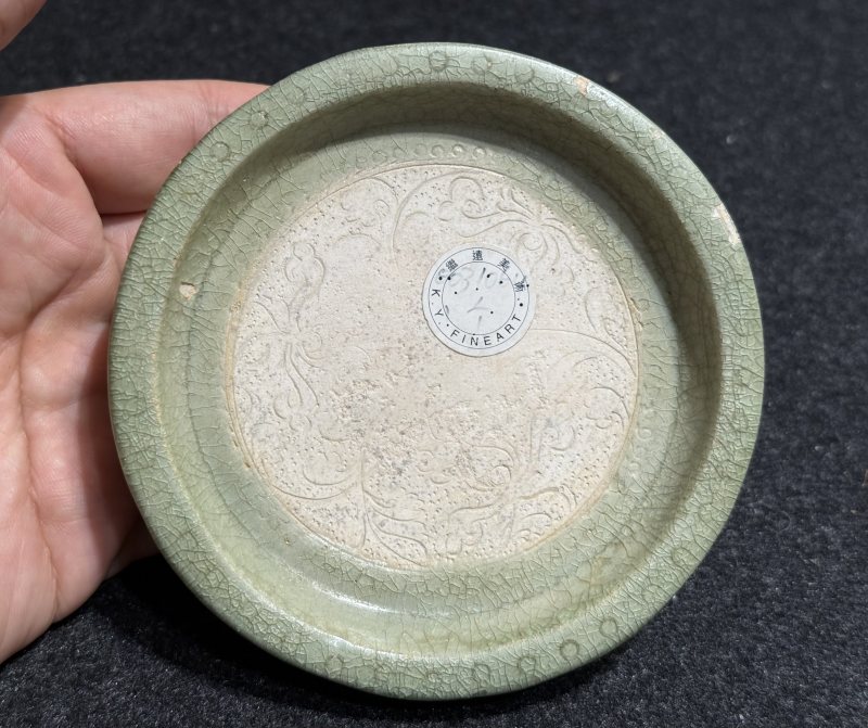十一至十二世紀青釉鸚鵡杯連座 - 图10
