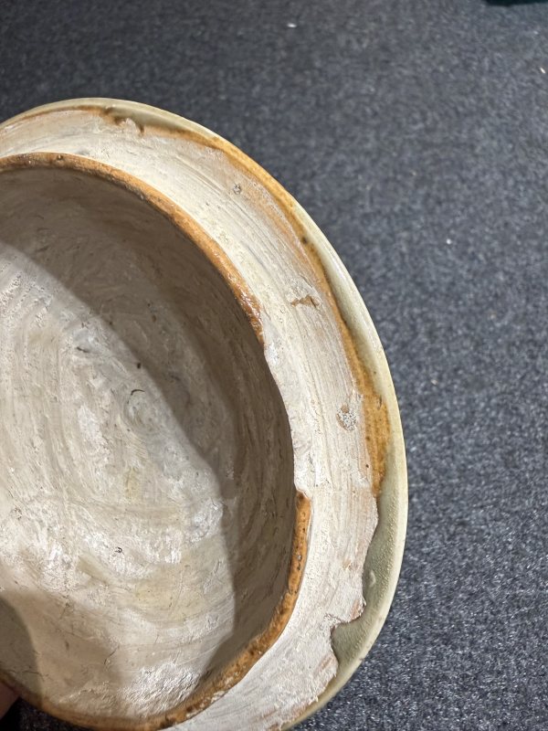 北宋耀州窯青釉刻劃花卉紋蓋罐 - 图9