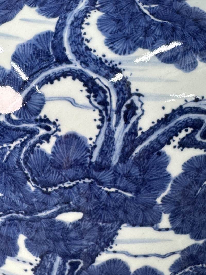 清乾隆 青花瑞獸圖燈籠瓶 - 图11