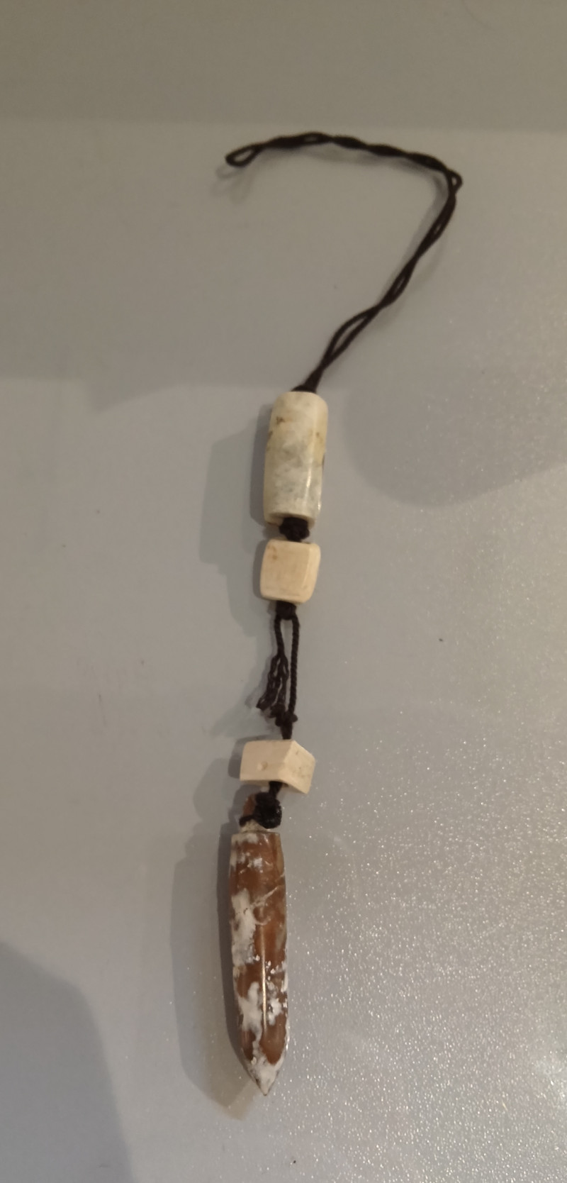 良渚文化  青白玉多寶串（一串四件） - 图4