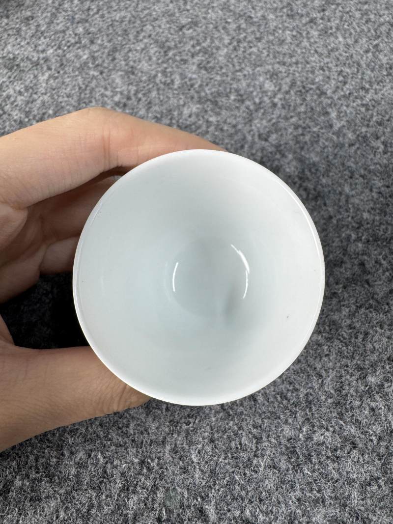 清雍正 粉彩沒骨荷花杯一對 - 图20