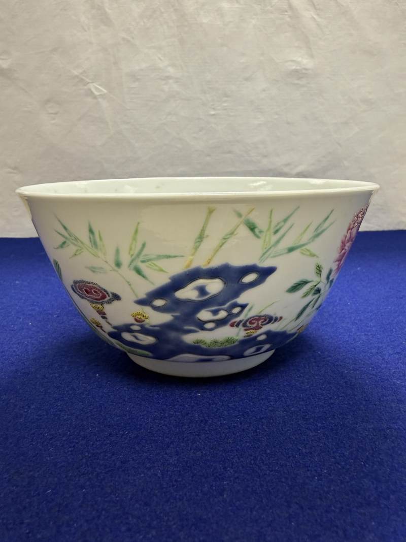 清光緒 粉彩花卉紋碗一對 - 图15