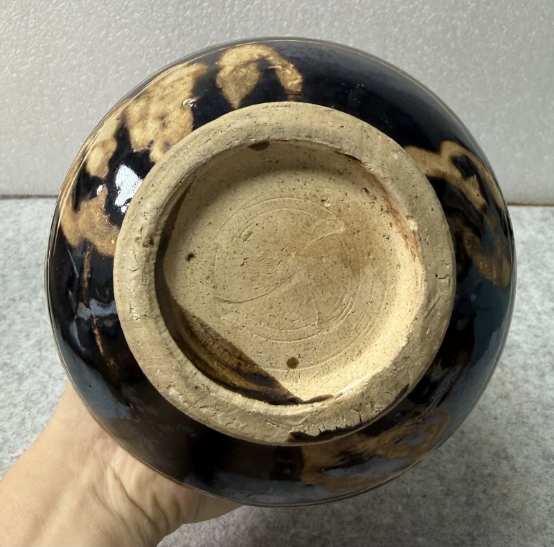 金 磁州窯剔花玉壺春瓶 - 图5