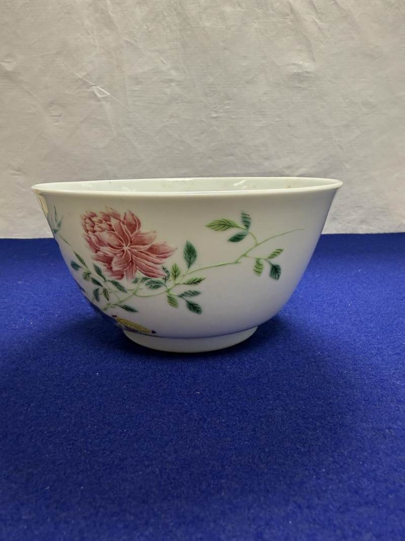 清光緒 粉彩花卉紋碗一對 - 图16
