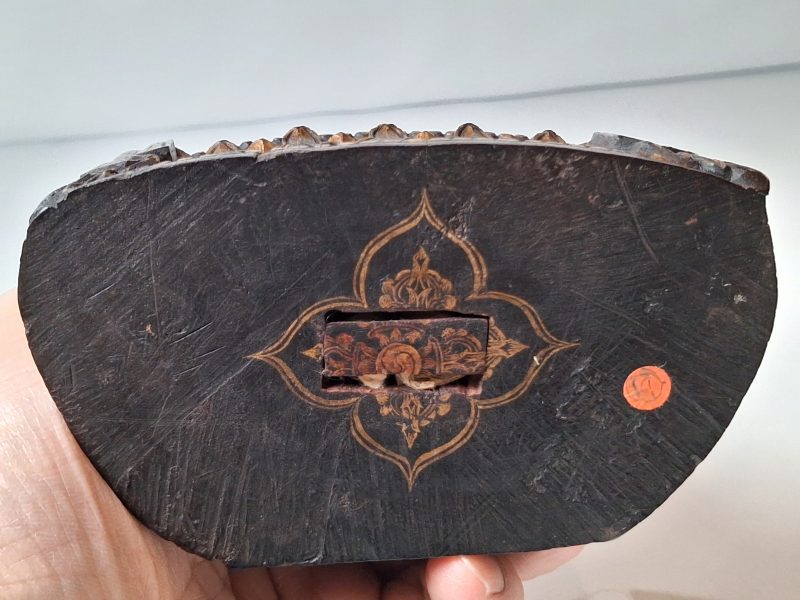 17世紀紫檀漆金虛空藏菩薩像 - 图8