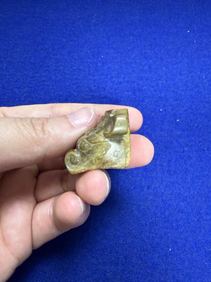 玉牛面紋嵌飾 - 图3