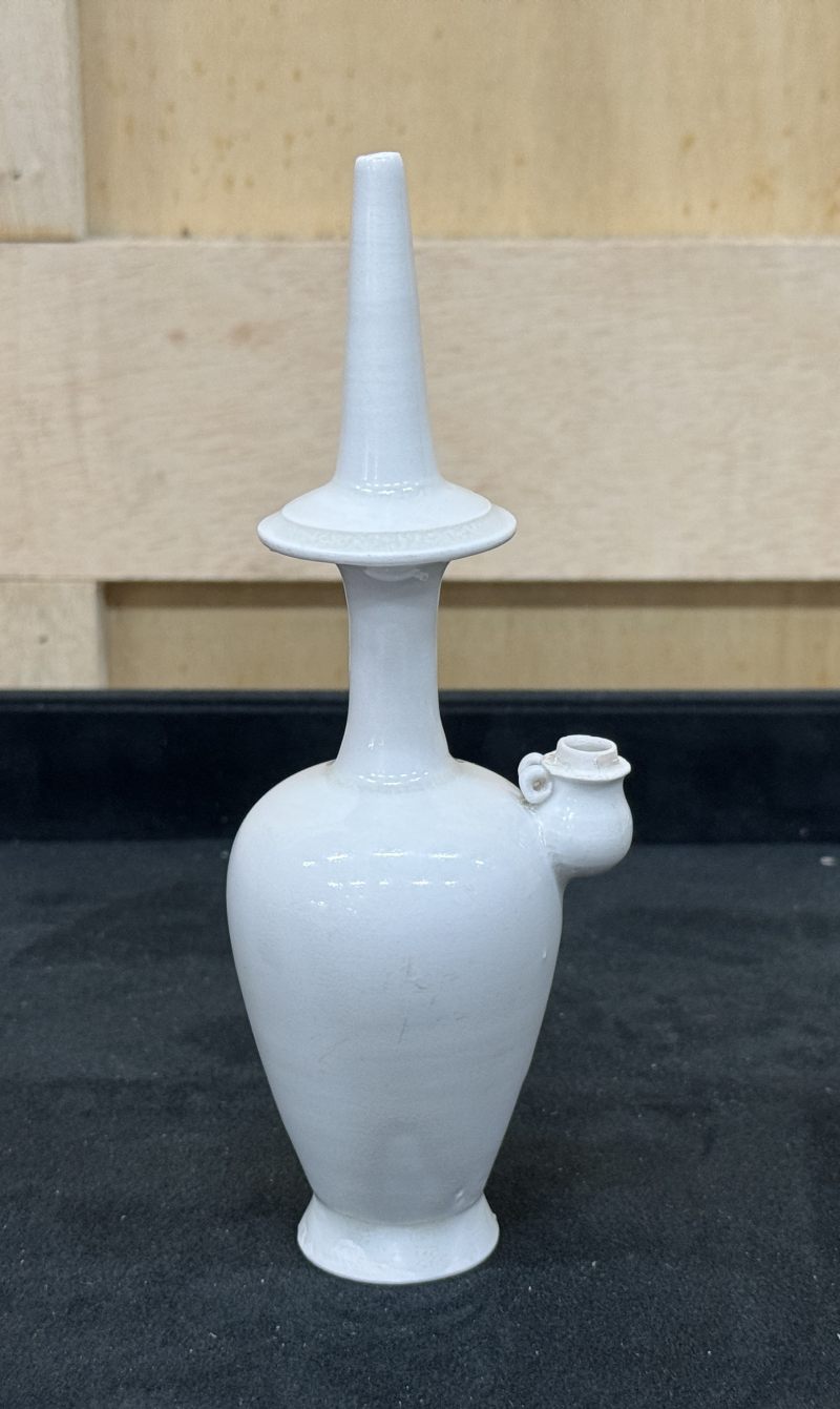 定窯白釉淨瓶 - 图4