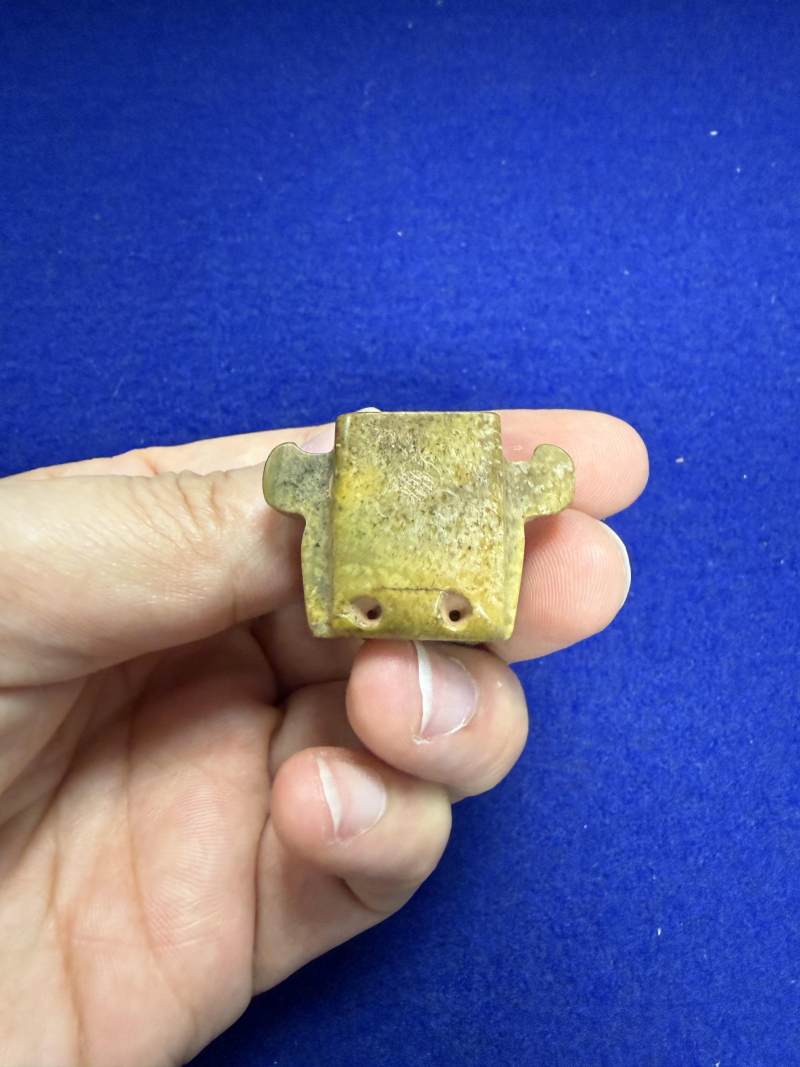 玉牛面紋嵌飾 - 图4
