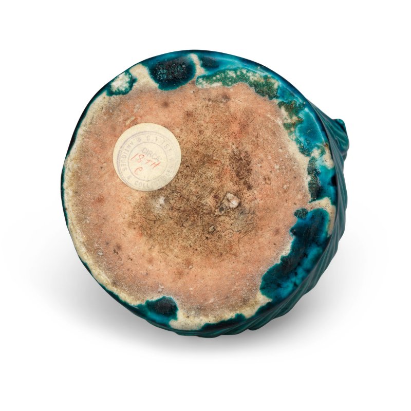 清康熙 孔雀藍釉童子紋筆洗 | A TURQUOISE-GLAZED BISCUIT 'BOYS' BRUSHWASHER - 图6