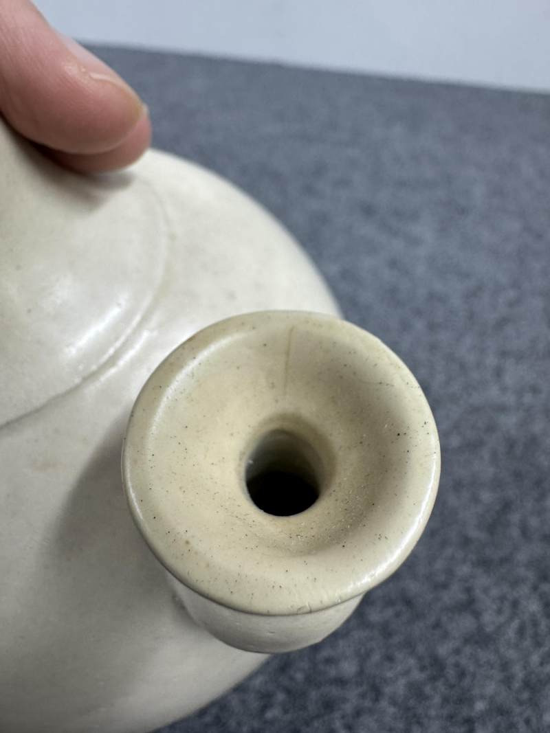 鞏縣窯白釉淨瓶 - 图8