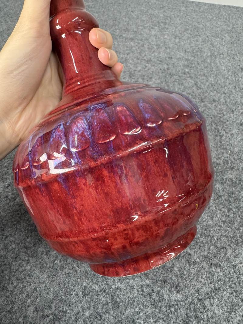 清雍正 窯變釉花澆 - 图11