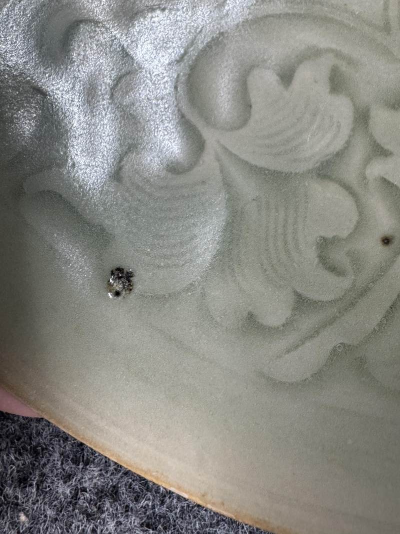 耀州窯青釉刻劃花卉紋碗 - 图16