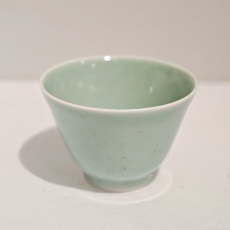 清乾隆 青釉杯 - 图5
