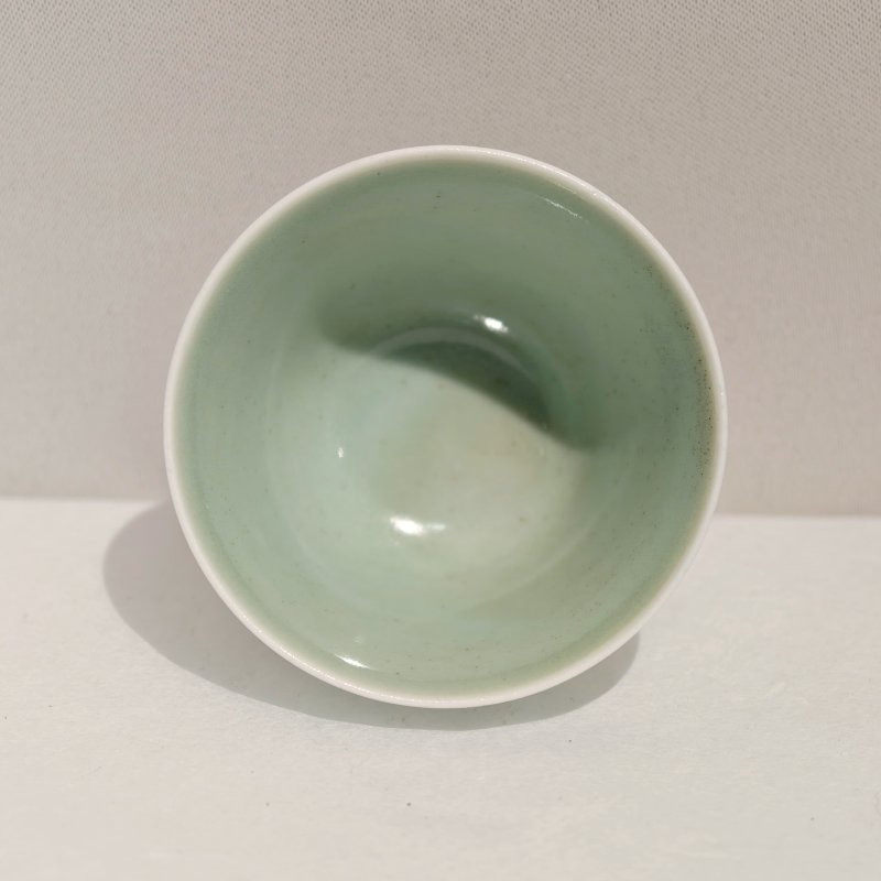 清乾隆 青釉杯 - 图6