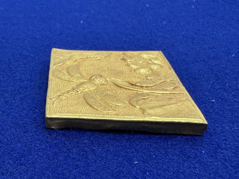 元-明 金質荷塘圖帶板一套十件 - 图19