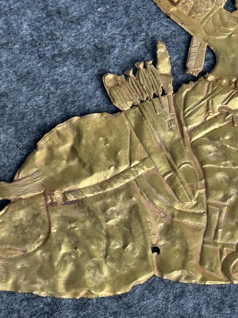 金質吐谷渾騎士人物飾片 - 图4