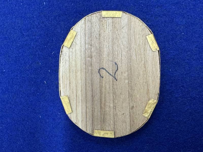 元-明 金質荷塘圖帶板一套十件 - 图56